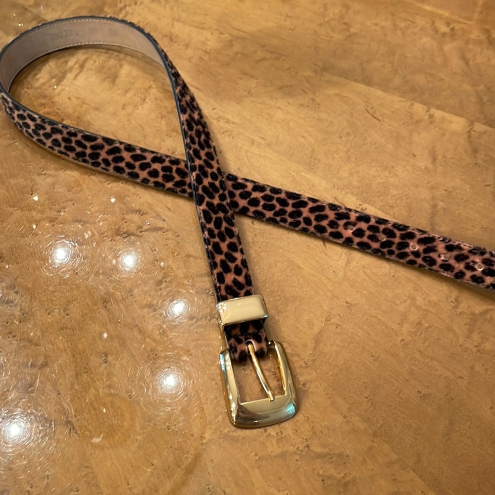 Women’s Cheetah Print Belt